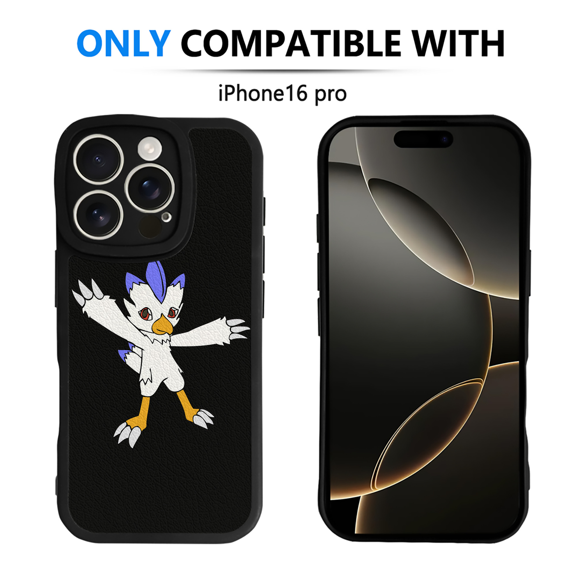 （画像用） Digimon デジタルモンスター/デジモン 【iPhone 16シリーズ対応】シリコンスマホケース（レザー調） 材質：シリコン